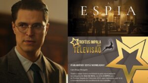 Diogo Morgado Instagram - Quero agradecer à Impala a nomeação e à Ukbar por fazer parte de uma série tão especial que marca sérios passos numa ficção feita e pensada para ser vista em todo o Mundo. 
À RTP a coragem de arriscar. 
Um período marcante na história do País trazida aos olhos dos espectadores de hoje com o rigor e criatividade que marca cada vez mais a nossa ficção. 
Obrigado a toda a equipa em especial ao mestre Jorge Paixão da Costa, a todos os meus colegas actores por todo o talento e amizade em especial às grandes Daniela Ruah e Maria João Bastos. 

Até dia 12 podem votar nas categorias de Melhor série , actor e actriz para o reconhecimento que esta série merece em: www.trofeustelevisao.impala.pt 
Por fim agradecer a todos que assistiram a este projecto.
