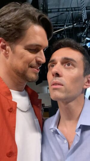 Diogo Morgado Instagram - O @miguelraposo teve um lapso de memória… mas entretanto já foi medicado, com pau nas costas. 
No próximo vídeo ele já se lembra. 

#vizinhosparasempre @tvioficial