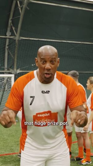 Dion Dublin Instagram - Let’s kick-off this giveaway with a SPLASH! 🌊⚽🤑

The moment you’ve been waiting for is finally here! Our five-a-side team have taken on their first challenge and added an impressive amount of credit to the prize pot 👀

For your chance to WIN simply:
🔶 Follow us @easyjetholidays
🔶 Like this post
🔶 Comment with your guess on how much the total prize pot will be
🔶 Tag who you’d take on holiday with you if you win

You’ll also have more chances to enter in the upcoming weeks as our team takes on more challenges. So keep an eye on our socials, you don’t want to miss out ☀️

Good luck!
Full T&C’s in bio.

Chance to win easyJet holidays credit Prize Pot. To enter, like or follow one of our social media accounts, tag a friend and then comment your guess on our promotional posts. 

Open to UK residents aged 18 . Multiple entries allowed but limits apply. Winner chosen at random. Closing date 23:00 on 17/07/24.  https://cli.re/Rqdo9z