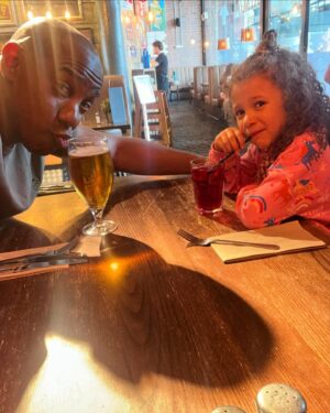 Dion Dublin Instagram - Sneaky night away with my little one. Thanks to Neil and the staff at @pullman_liverpool for looking after us 👏🏾