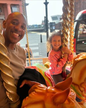 Dion Dublin Instagram - Sneaky night away with my little one. Thanks to Neil and the staff at @pullman_liverpool for looking after us 👏🏾