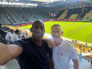 Dion Dublin Instagram - 3 weeks in Germany done @euro2024  Auf Wiedresehen 👋🏾 

A nice 2up 2down 🏡 in Stoke awaits!