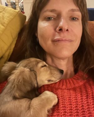 Dolly Wells Instagram - One week with Morris. ❤️