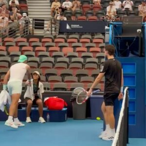 Dominic Thiem Instagram - Happy with my first win today! 💪 
Also, had some great practice sessions in the last couple of days! 🔥