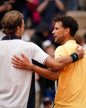 Dominic Thiem Instagram - 🧡 

📸 @nicogouhier22 @jccaslot/FFT