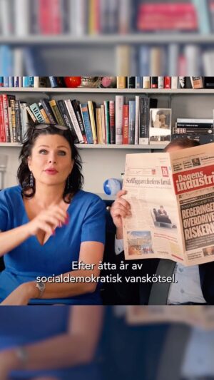 Dominika Peczynski Instagram - Peczynski (L)   Borg (M) tillsammans för ett maktskifte.
