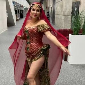 Dominika Peczynski Instagram - Dance of the seven veils. Six down, one to go.....

#armyoflovers 
#armyoflovers2023 
#armyofloverssexodus 
#sexodus