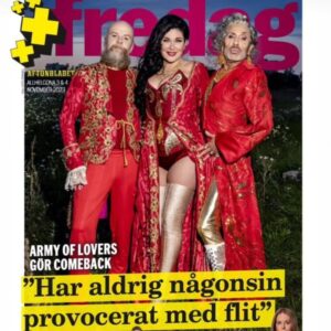 Dominika Peczynski Instagram - Army of Lovers! 

Alive and kicking and as gloriously naughty as ever. 

For fun and good times listen to new album "Sexodus"
Brilliant stuff, if I may say so myself. 

#armyofloverssexodus 
#armyoflovers 
#armyoflovers2023 
#sexodus

@armyoflovers_official

@shimoda.anna 
@aftonbladet