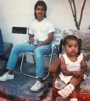 Dominique Domingo Instagram - Happy Fathers Day to my papa who has given me much more than he will ever know 🙏🏽❤️ And Happy Fathers Day to my brudder. Your unconditional love and strength as a father is out of this world. You can see it through baby girl 🤗❤️ Love you both with every ounce of my being. #HappyFathersDay #Fathers #Brothers #Love #Family #Gratitude