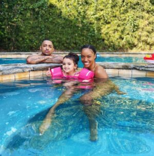 Dominique Domingo Instagram - Always & Forever 🤍

#Tati #AuntieLife #MyNieceIsANugget #Family #Love #QualityTime