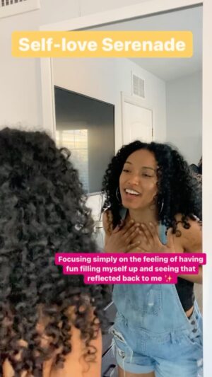 Dominique Domingo Instagram - A self-love serenade moment might seem silly at first glance but how often do you look in the mirror and see yourself without being critical? Whether it’s major or minor, conscious or unconscious, most of us use mirrors to view our reflection to see what needs to be adjusted, fixed, altered, polished, perfected, enhanced, etc. Always checking to see what needs to be potentially managed. This doesn’t make mirrors inherently bad, it’s just how we’ve learned to use them. But this way leaves us feeling fragmented. So why not shift that? Why not consciously use the mirror more often to look beyond what’s just on the surface. To look in the mirror sometimes simply for the sake of appreciating and honoring who and what is there and that’s it. We can all relate to having reasons for being at war with ourselves about our outside appearance at some point or another. But when you take the time to get down to those reasons why, they were never yours to begin with. So instead of using mirrors to move away from ourselves by judging what is on the outside, let’s use them to begin to move toward that presence within and connect deeper to that. Because that is enough. Use music and lyrics to sing and speak love into yourself. Or be still without music and use the mirror to affirm loving thoughts to yourself out loud instead of affirming the critical ones in your head. Bring your spirit to the surface and view THAT reflection. That is where true beauty resides✨🤍 

Today’s musical prescription for your self-love serenade: @jlo “Feelin’ So Good”

#SelfLoveSerenade #Music #Love #Dance #Joy #MirrorWork #MirrorMagic #SelfAcceptance #HonorYourself #Reflection #Spirit #YouAreEnough #AsYouAre #SelfLove