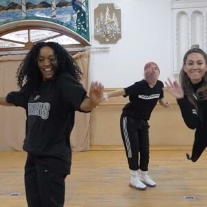 Dominique Domingo Instagram - I first started wiggling my body to music in diapers for no other reason than the simple fact, it ignited joy in me. That was it. And that’s still simply it. I dance because it’s joy🤍✨

In joy w/ @missgale & @chelccorp
Choreography by👟:@karonlynntv @redwalltutorials 
Videography 🎥by: @wavyxangel 

*I do not own the rights to this music*

#Dance #Music #Joy #KaronLynnChoreography #Friends #Play #Love #Life