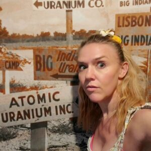 Dominique Swain Instagram - At the underground tour of the New Mexico Mining Museum, and man, is there a mess of Uranium in New Mexico!