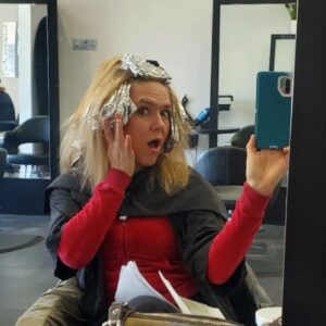 Dominique Swain Instagram - Boop Boopy Doop! Splendid hair, thanks Jaza @haircoutureme