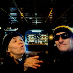 Dominique Swain Instagram - HAPPY VALENTINE'S DAY!!!
Snow Bowl shenanigans with my honey. Blizzards,  black ice, whatevs, I laugh in the face of danger.  HAHAHAH!!!
(I don't,  but it's a nice dream.)