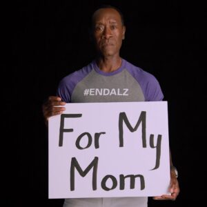 Don Cheadle Instagram - As we look back on Alzheimer’s and Brain Awareness Month, we honor those we have lost and stand with those who are facing this disease today. We all have our own “why” behind what drives us to raise Alzheimer’s awareness, but our ultimate goal is the same — to #ENDALZ.
