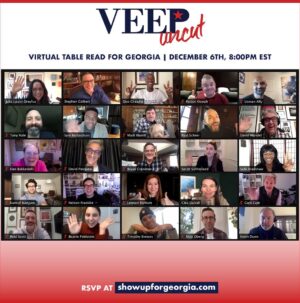 Don Cheadle Instagram - #VeepUncut is tonight! Come laugh with us for the live read of this classic #Veep episode and help get out the vote in Georgia! Live at 8 PM ET. Sign up at ShowUpForGeorgia.com.
