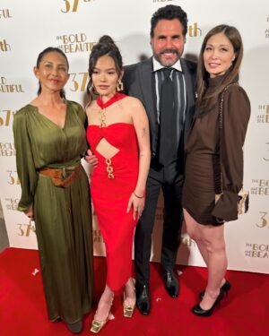 Don Diamont Instagram - Really fun night celebrating with everyone at the 40’s themed @boldandbeautifulcbs ‼️37th Anniversary Party‼️Even Marilyn Monroe had to get in the action.😍 Great job putting it together @evabasler 👏🏼👏🏼👏🏼 My parking ticket found its way onto the red carpet. Can you find it????😂 Thanks for the PERFECT SHIRT @danromashirts ❤️ Love you guys!!!