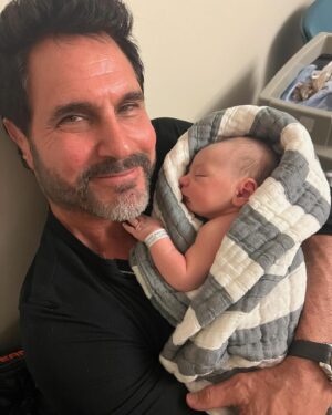 Don Diamont Instagram - ‼️SOUND THE TRUMPETS🎺 OUR FIRST GRANDCHILD‼️A beautiful, baby…….BOY! 💙👶🏻💙 ( no surprise there! Lol.), courtesy of Audrey audreyfeyzdiamont and Alexander @rednaz_tnomaid . Great job, mom and dad! We are all overjoyed!!! His name is August.💙💙💙
