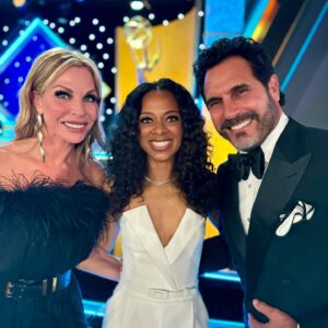 Don Diamont Instagram - Fun night @daytimeemmys with my 😍‼️ @cindyambuehl ! It was really special being there to celebrate my Y&R/B&B producer of just shy of 40 years/dear friend, Edward Scott, and his wife/my former @youngandrestlesscbs castmate ( TV fiancé lol) @melodythomassco jointly receive their well deserved Lifetime Achievement Awards. Add to that, $Bill’s arch rival/my brother, @iamthorstenkaye , my former castmate/friend, @therealstafford , @entertainmenttonight ‘s / @boldandbeautifulcbs fan, and sweetheart, @nischelleturner all going home with the 🏆. I also want to give a round of applause to @cliftoncam Scott Clifton, @johntmccook ,  @katherinekellylang , @jennifergareis , and @ashleyaubra . All B&B nominees who didn’t win last night, but gave outstanding performances this past year! Cherry on the cake, was being in the room with the one and only, @official_dick_van_dyke , who won a Guest Star Emmy at 98 years old!!!