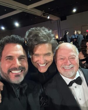 Don Diamont Instagram - Great night with my stunning @cindyambuehl at the 50th Annual @daytimeemmys ! CONGRATS to our very own @boldandbeautifulcbs winners ‼️🏆 @iamthorstenkaye @jacquelinemwood_1 🏆‼️ So fun presenting with the beautiful, @bbheathertom !!! 😀❤️