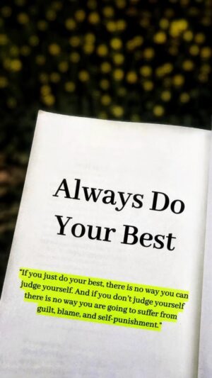 Don Miguel Ruiz Instagram - 📸 @booksparlour
・・・
THE FOURTH AGREEMENT – Always Do Your Best. You can’t be the real authentic you if you don’t always do your best. Ruiz emphasizes this point along with self-acceptance. It’s about accepting who you are, but still working your ass off every day to live an authentic life.

Book Name: The four agreements by Don Miguel Ruiz.