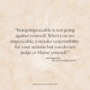 Don Miguel Ruiz Instagram - 📸 @thefouragreementsjewelry
・・・
“Being impeccable is not going against yourself. When you are impeccable, you take responsibility for your actions but you do not judge or blame yourself.”― don Miguel Ruiz, The Four Agreements ✍⁠
⁠
This quote reminds us that being our best selves means accepting our choices and learning from our mistakes without beating ourselves up. It’s not about being perfect, but about being honest, kind, and forgiving with ourselves. Celebrate your progress, embrace your journey, and remember that every effort you make shows your strength. 💪💕⁠
⁠
#donmiguelruiz #thefouragreements #donjoseruiz #donmiguelruizjr #janetmills #love #freedom #life #inspirationalquote #inspiration #fashion #jewellery #handmade #accessories #necklace #handmadejewelry #jewelrydesigner #silver #jewelryaddict #bracelet #jewelrydesign #jewels #bracelets #design #beautiful #instagood #art #instajewelry #gemstones #jewelrygram