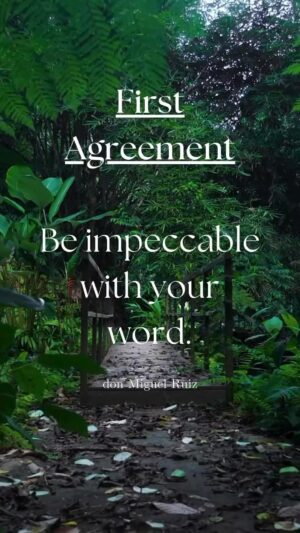 Don Miguel Ruiz Instagram - 📸 @treadlightgear
・・・
June 1 means we are already HALFWAY through the year and amongst all the excitement of summer, we also wanted to take a moment to reflect, realign, and recommit to being our best selves.☀️😎

To do that, we are revisiting the Four Agreements by @donmiguelruiz. If you know Treadlight, you may already know that the First Agreement is a foundational principle of our small business: ‘Be Impeccable with Your Word.’

How we communicate with our customers and team members defines the very soul of our small biz.  Being impeccable with our word means prioritizing integrity, honoring our commitments, and delivering on promises.  Each word becomes an opportunity to build connections and share the genuine joy and pride we have for every piece of gear that leaves our workshop. 📦💚
By embodying the First Agreement, we strive to contribute to a more ethical and compassionate world, one word at a time. 🌱
.
.
#HappySummer #MindfulLiving #TheFourAgreements #donmiguelruiz #wordsarepowerful #smallbizlife #handmadewithlove #slowfashion #leathermoccs #summeressentials #liveyourbestlife #spreadthelove