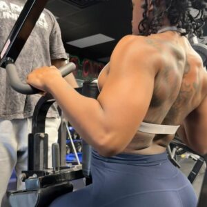 Donald Brumfield Jr. Instagram - it’s about time that I got me a coach ! @bishop__don is helping me focus on definition by increasing my time under pressure and decreasing my rest time, all while maximizing my strength. Follow the workout below !

I am STRUGGLING with putting down the fork yall ! I’m eating healthily (for the most part) but i am also eating more than I should to maintain a caloric deficit. 

IT IS SUMMER TIME AND FOOD IS JUST TOO DAMN GOOD ! 😩 

I honestly don’t care much for abs at this time, although it would be nice to have them. I am confident in my body; my bulk looks good af and my bunda is in abundance. My main focus is on maintaining a strong and tight core. 

Buuuuutt I’m determined TRY to shed a lil sumthin… 

THE WORKOUT (60s rest between supersets) :

- machine seated lat pulls 4x12-15
- chest supported rows 4x12-15
- overhand rows ss neutral grip cable lat pulls 3x12-15
- underhand rows ss single arm chest supported lat pulls 3x12-15
- NARROW GRIP single arm db curls (10 each arm) ss double … arm .. db curls ? 
- leg raises x100
- 30 min incline walk 6% @4.5

I promise you, this is the first time that I’ve been confused with what these machine names are and how to name the workout. All of them were working a variation of lats; but at the end of the day, my entire back was fried. Just follow the vids and you’ll be fine 🙂
