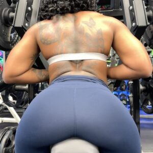 Donald Brumfield Jr. Instagram - it’s about time that I got me a coach ! @bishop__don is helping me focus on definition by increasing my time under pressure and decreasing my rest time, all while maximizing my strength. Follow the workout below !

I am STRUGGLING with putting down the fork yall ! I’m eating healthily (for the most part) but i am also eating more than I should to maintain a caloric deficit. 

IT IS SUMMER TIME AND FOOD IS JUST TOO DAMN GOOD ! 😩 

I honestly don’t care much for abs at this time, although it would be nice to have them. I am confident in my body; my bulk looks good af and my bunda is in abundance. My main focus is on maintaining a strong and tight core. 

Buuuuutt I’m determined TRY to shed a lil sumthin… 

THE WORKOUT (60s rest between supersets) :

- machine seated lat pulls 4x12-15
- chest supported rows 4x12-15
- overhand rows ss neutral grip cable lat pulls 3x12-15
- underhand rows ss single arm chest supported lat pulls 3x12-15
- NARROW GRIP single arm db curls (10 each arm) ss double … arm .. db curls ? 
- leg raises x100
- 30 min incline walk 6% @4.5

I promise you, this is the first time that I’ve been confused with what these machine names are and how to name the workout. All of them were working a variation of lats; but at the end of the day, my entire back was fried. Just follow the vids and you’ll be fine 🙂