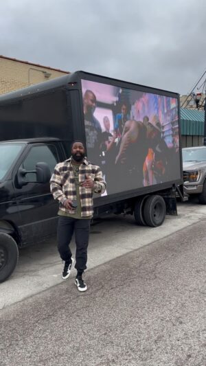 Donald Brumfield Jr. Instagram - @ape.x.universe  is always trying to touch new levels Make sure you stop by today !!! Time become the best you !!

Elevate Your Brand to the next level with @pixelvans_chicago 

-Modern LED truck advertising 
Book through www.pixelvans.com