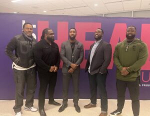 Donald Brumfield Jr. Instagram - What amazing experiences last night to be apart of @justhealbrotour that’s providing a safe place and stage for Men to be heard ,seen and valued by each other . We all are on a life long journey to healing and betterment but it’s dope not to do it solo . 

Thank you @livinghopeco1 and @justhealbrotour for allowing me to bless the stage with these incredible brothers @joeltudman @adjah_l @lammanruckerofficial @awardcounseling 

Make sure you attend in a city near you fellows is a blessing trust me 🤲🏾🤲🏾