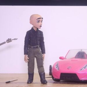 Donald Faison Instagram - Freestyle (zero planning) animation using a #backtothefuture audio clip. Feels a bit cartoonish… but it was fun to play where the word sounds and movement dictate your next push/pull. 
#aardmanacademy #barbie #stopmotionanimation