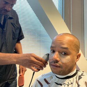 Donald Faison Instagram - It takes a village! 
I got some more of that work I was looking for.