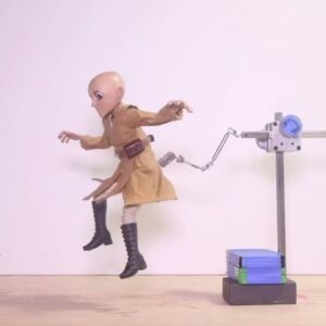 Donald Faison Instagram - Working on timing with cloths. You should have seen the other takes… but you won’t. 
@justin_rasch_official week 5… keeping it one hundred I lost track but Like if you like! #hobby #stopmotionanimation