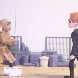 Donald Faison Instagram - Not really happy with my pose/positioning. Waiting on a rig/winder for the dark Jedi. I think that will help… anyway like if you like! #stopmotionanimation #aardmanacademyalumni #hobby