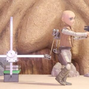 Donald Faison Instagram - The blaster totally helped me keep balance.. learned a little something something today.  It’s not perfect but it’s better.  #stopmotionanimation #aardmanacademyalumni #hobby like if you like/l👀k