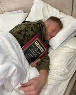 Donald Hager Jr. Instagram - The only reason you don’t sleep like this is because your were not in The Faction of The Year! #innercircle #innercircleforever Gonna be the decade. Yeh I said it… #aewdynamite @aewontv @officialpwi thanks again to all of our amazing fans! You are Pro Wrestling