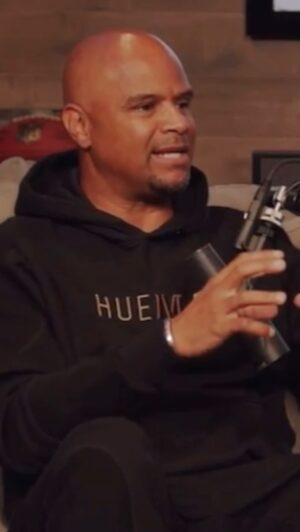 Dondré Whitfield Instagram - Very rarely does anyone ever ask what the effects of racism are on Black and Brown men are.  How it affects our daily routines and interactions-On our personal and professional relationships!! Daily!!!!! 

Join us as we examine these things on the next episode of The HueMAN Podcast.  Airing on our You Tube channel, Friday, October 13th, 2023.