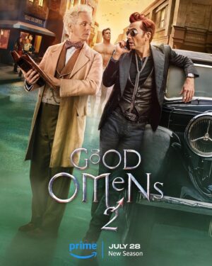 Donna Preston Instagram - Excited to have worked with Sir Derek Jacobi on Good Omens 2 is an understatement! He’s the most beautiful gentleman! 

Good Omens 2 is out NOW on @primevideo ENJOY ❤️❤️❤️❤️

#amazonprime #goodomens2