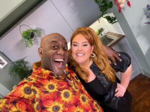Donna Preston Instagram - Back with this beauty @ainsleyfoods 

We laughed, danced and cooked. I adore this man 🫶🏼❤️ 

Ainsley’s Fantastic Flavours S2 coming soon to @itv 

Thank you @rockoystermedia & @leannec444 for having me ❤️