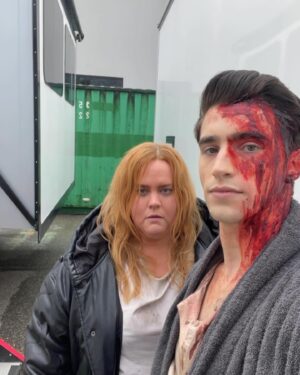 Donna Preston Instagram - Have you seen Dead Boy Detectives yet? 

Pop your feet up and stream the full series now on Netflix ❤️

Swipe for a proper serious pic! 

#deadboydetectivesnetflix #thesandman