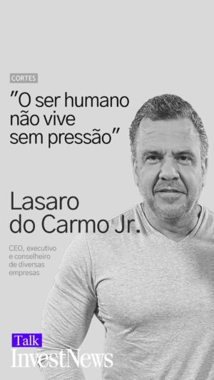 Dony De Nuccio Instagram - “O ser humano não vive sem pressão”. 
Concorda ou discorda? 

Como @lasarodocarmojr , um dos maiores executivos do país e um CEO padrão BOPE, enxerga a pressão? 

Corte do papo sensacional no podcast Talk Investnews. 

Apresentação @donydenuccio 
Participação @leandroguissoni 
Entrevistado @lasarodocarmojr 
Episódio completo no canal do @investnewsbr 

#negocios #ceo #pressao #empreendedorismo
