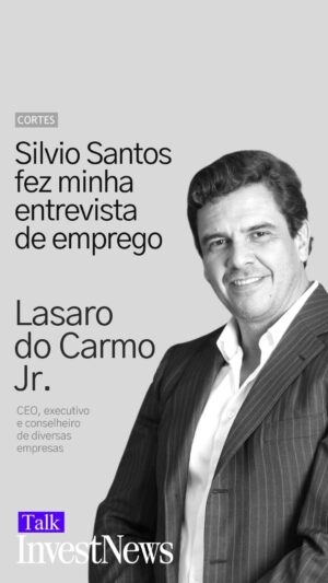 Dony De Nuccio Instagram - O processo seletivo mais inusitado que existe: como é ser entrevistado por Silvio Santos para uma vaga de emprego? 

A resposta de quem ocupou por anos um dos principais cargos executivos do grupo. 

Corte do podcast Talk Investnews. 
Apresentação @donydenuccio
Participação @leandroguissoni 
Entrevistado @lasarodocarmojr 
Episódio completo no canal do @investnewsbr 

#silviosantos #sbt #lideranca #emprego #carreira #recrutamento