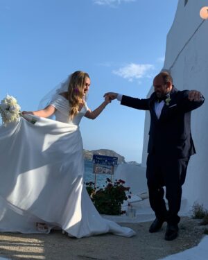 Doris Younane Instagram - Mýkonos wedding . Yiota and Vaggelis. So so special ❤️❤️