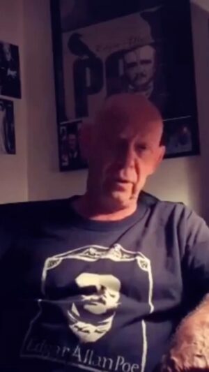 Doug Bradley Instagram - Happy Birthday, Edgar 💀🥃 
Watch the rest of Doug reciting The Raven on his YouTube channel. 
(link in profile)
•
#edgarallanpoe #theraven  #dougbradley #hellraiser #pinhead
#poetry #classicliterature