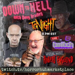 Doug Bradley Instagram - Join us LIVE, tonight! 🔥
🔥Watch for free on HorrorHub’s Twitch channel, where you can ask questions, participate in giveaways and chat with other viewers. 🔥
•
https://twitch.tv/horrorhubmarketplace
•
#dougbradley #robertenglund #pinhead #freddykrueger #hellraiser #nightmareonelmstreet