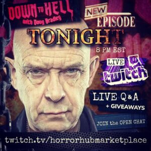Doug Bradley Instagram - Watch and join the chat, live tonight at 8pm EST ⛓
🔥Watch for free on HorrorHub’s Twitch channel, where you can ask questions, participate in giveaways and chat with other viewers. 🔥
Twitch.tv/horrorhubmarketplace
•
#downtohell #dougbradley #horrorhub #twitch #hellraiser #pinhead #clivebarker #horror