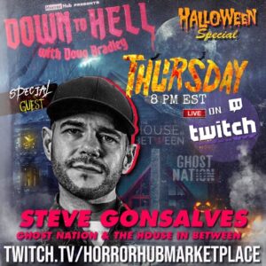 Doug Bradley Instagram - Join us LIVE, tomorrow night at 8pm EST as we welcome @stevegonsalvesofficial,👻 🎃
https://twitch.tv/horrorhubmarketplace
•
Posted @withregram • @horrorhubmarketplace BOO!! 👻
- -
We’ve got a special treat for you all this Thursday! The Down To Hell crew will be joined by @stevegonsalvesofficial !! Get your ghost stories ready for our first Halloween themed stream 🎃
- -
https://twitch.tv/horrorhubmarketplace