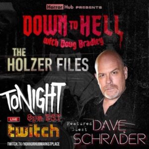 Doug Bradley Instagram - Join us tonight as we welcome @officialdaveschrader to the show 🔥 
•
Watch and join the chat, live tonight at 8pm EST ⛓
🔥Watch for FREE on HorrorHub’s Twitch channel, where you can ask questions, participate in giveaways and chat with other viewers. 🔥
Twitch.tv/horrorhubmarketplace
•
#downtohell #dougbradley #horrorhub #twitch #hellraiser #pinhead #clivebarker #horror #halloween #horrortrivia
